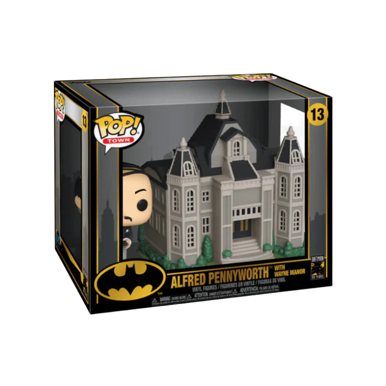 Funko Pop! Town Batman 80th Alfred Pennyworth with Wayne Manor #13