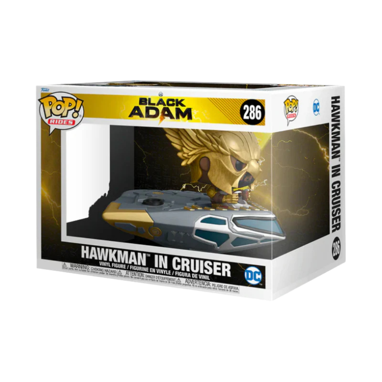 Funko POP! DC: Black Adam (2022) - Hawkman with Cruiser #286