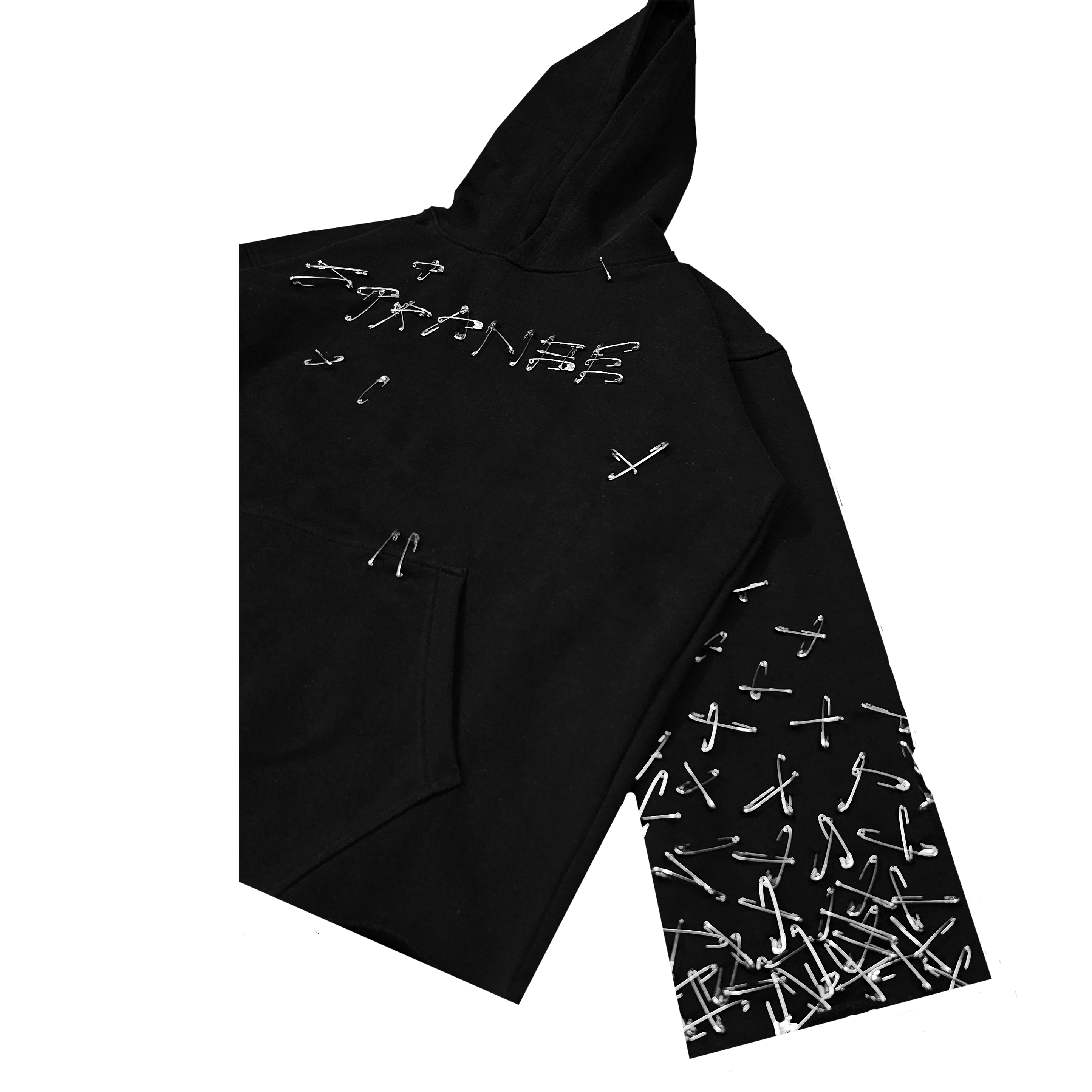 SAFETY PIN HOODIE