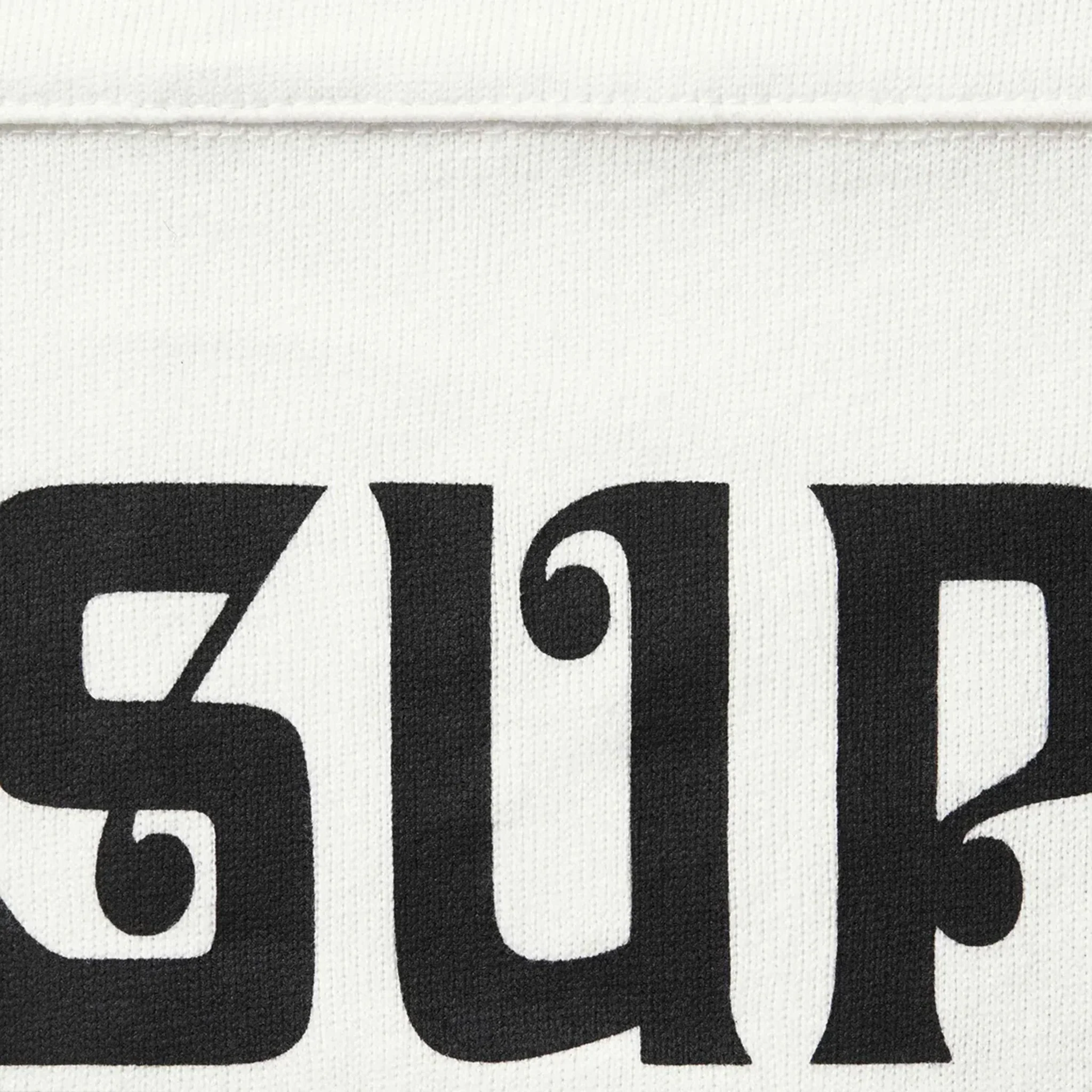 Supreme Affiliated L/S White Football Top