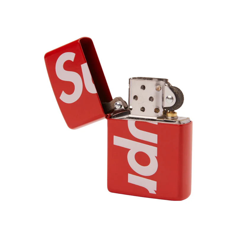 Supreme Logo Zippo Red Available at Pick your kiicks.