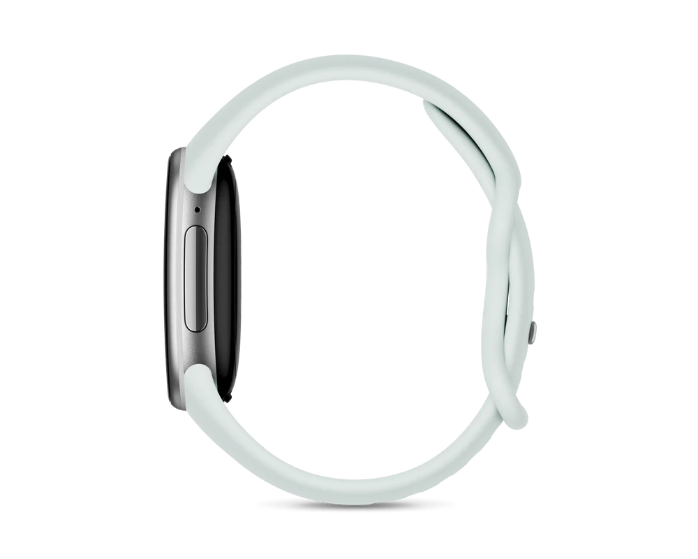 Google Fitbit Edge 'Satin Silver Aluminum Case / Fog Active Band'