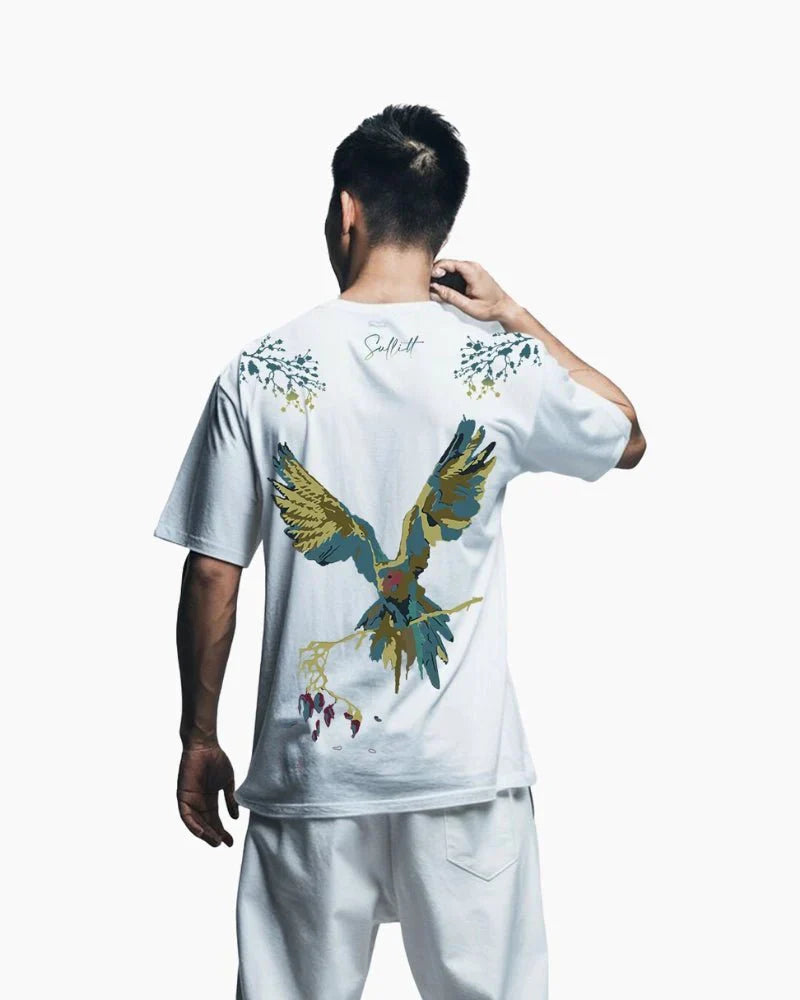 VIVIDLY PARROT OVRSIZED T - SHIRT - SULLITT