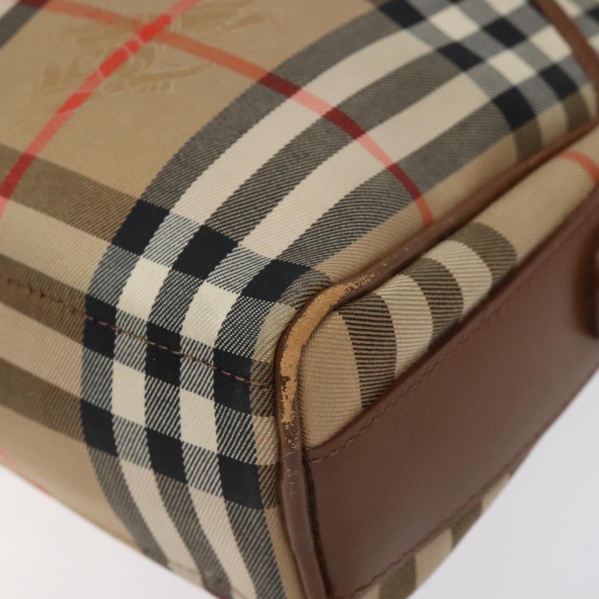 Burberry Nova Check Canvas Shoulder Bag (Pre-Owned)