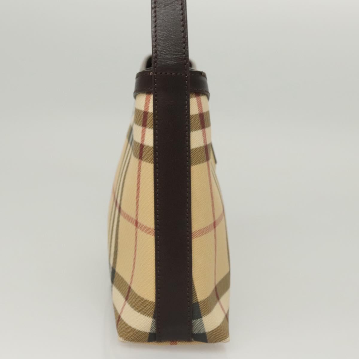 Burberry Nova Check Canvas Shoulder Bag (Pre-Owned)