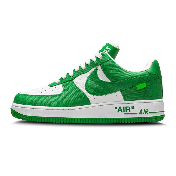 Louis Vuitton Nike Air Force 1 Low by Virgil Abloh White Green Available at Pick your kiicks.