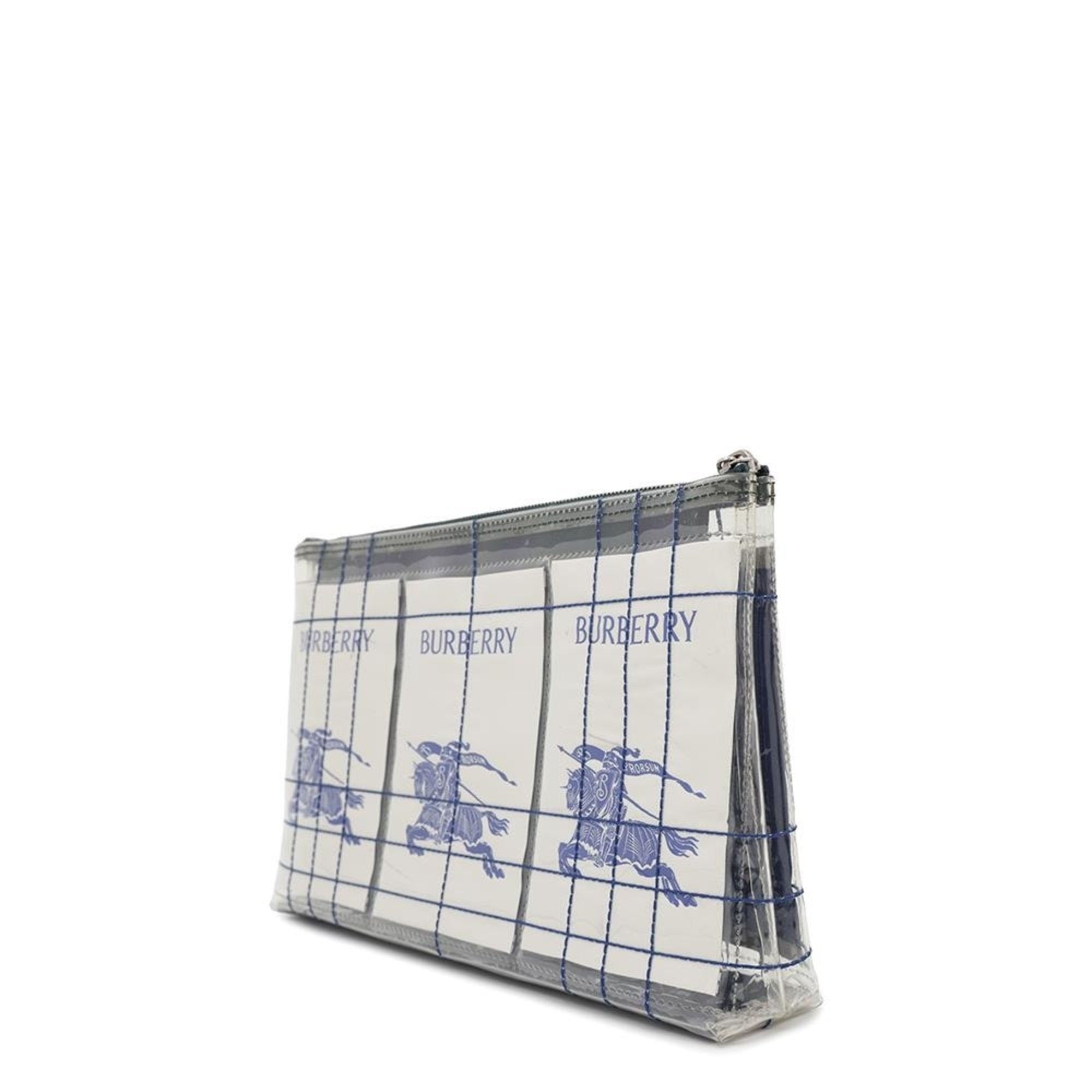 Burberry Clear Vinyl Clutch Bag (Pre-Owned)