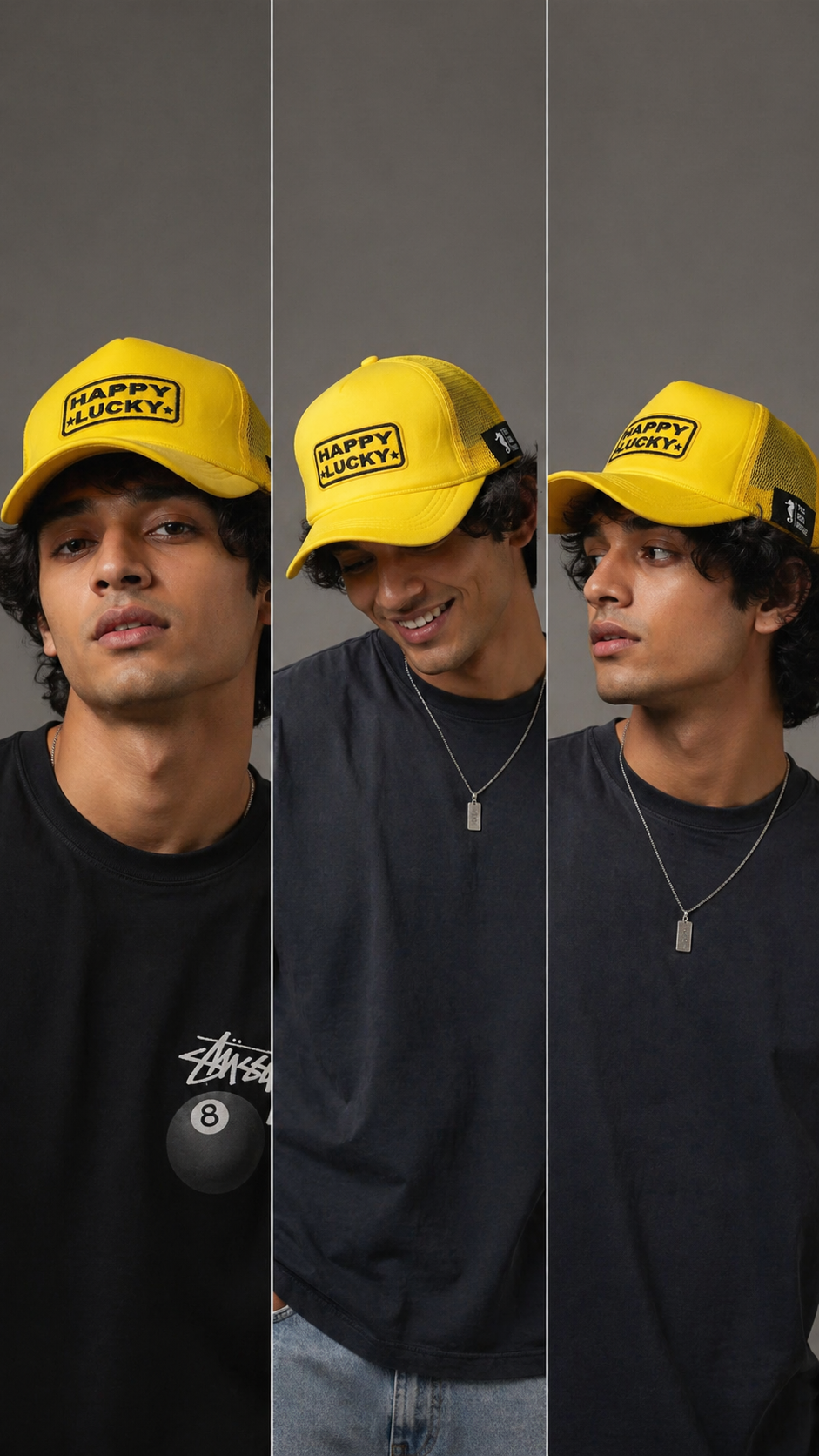 Happy Lucky - Mesh Trucker Cap