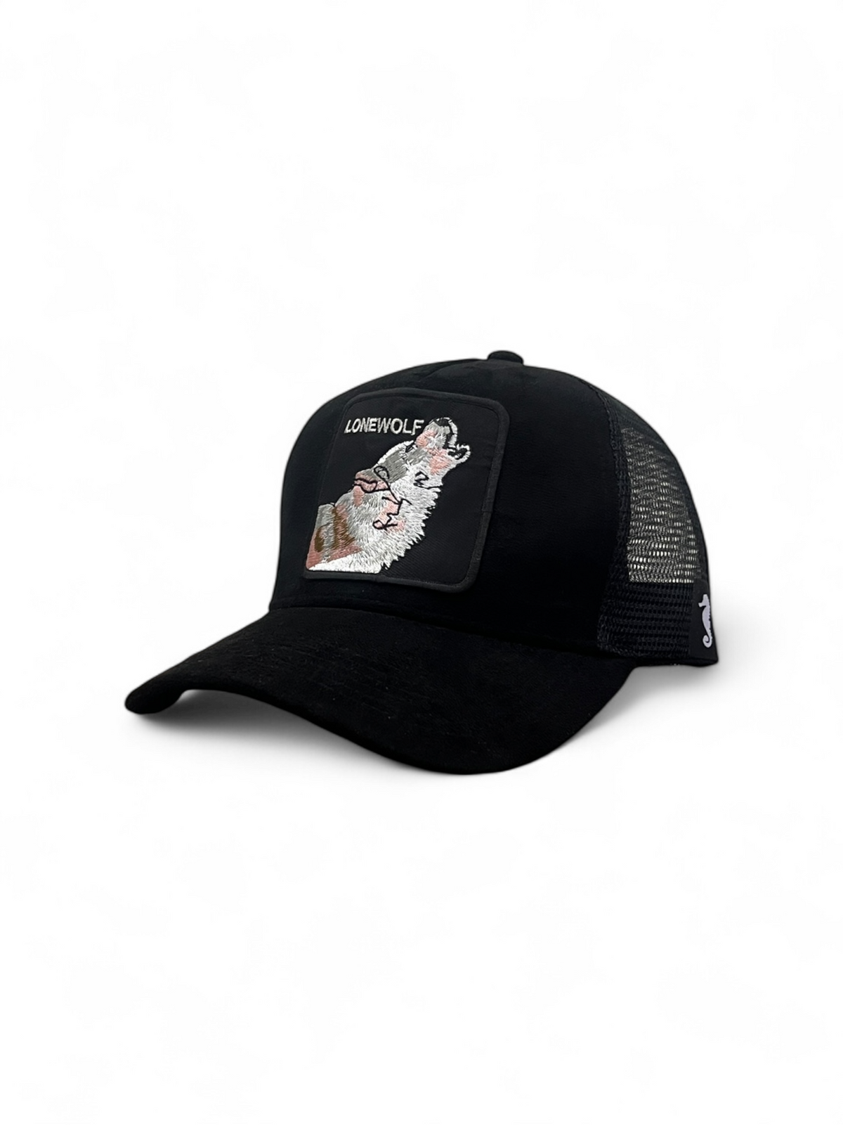 Lonewolf - Black Suade Trucker Cap