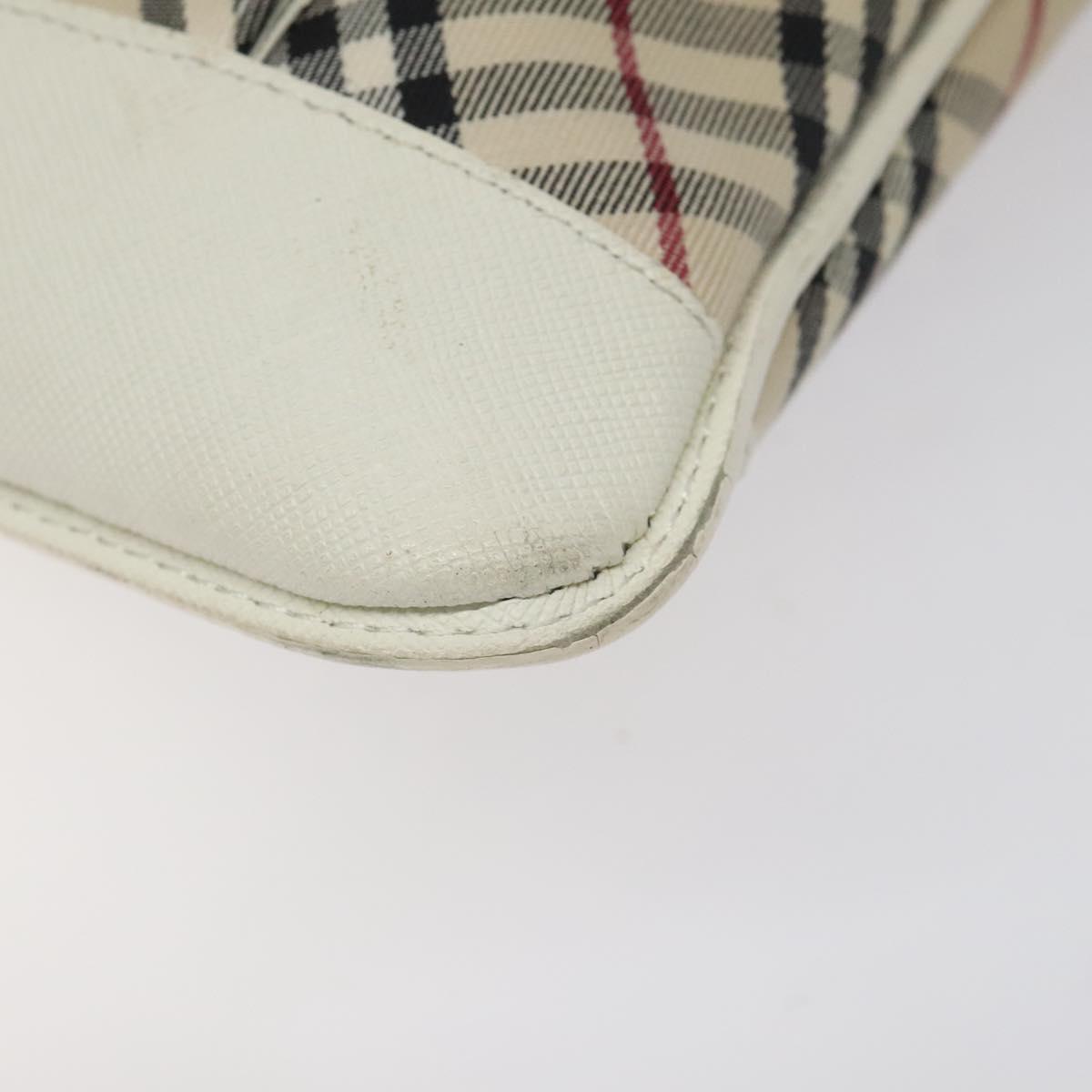 Burberry Nova Check Canvas Shoulder Bag (Pre-Owned)