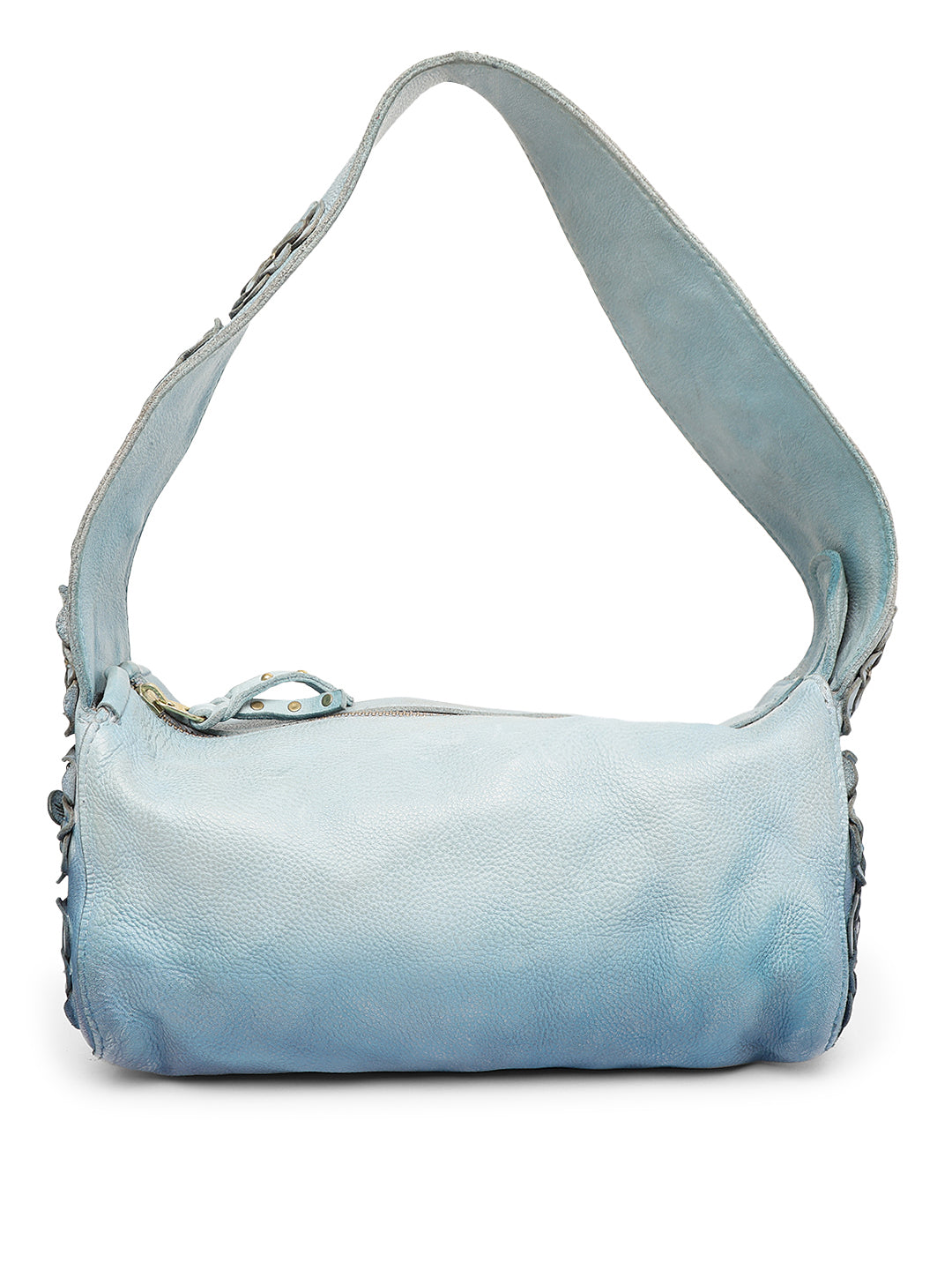 Azure Aster Charm: Elevate Your Look with Our Leather hand Bag