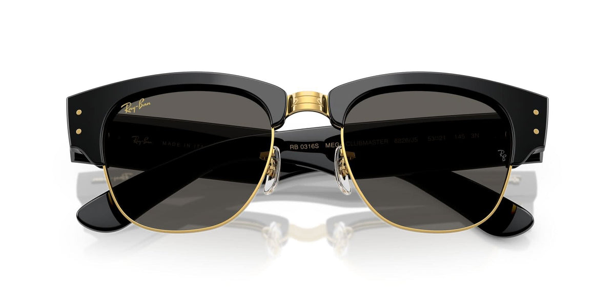 RAYBAN RB0316S ASAP ROCKY MEGA CLUBMASTER 6826J5 50 SUNGLASSES