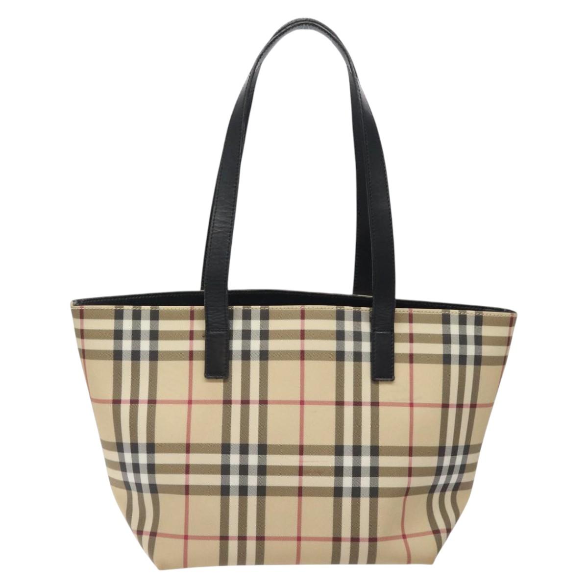 Burberry Nova Check Canvas Tote Bag (Pre-Owned)