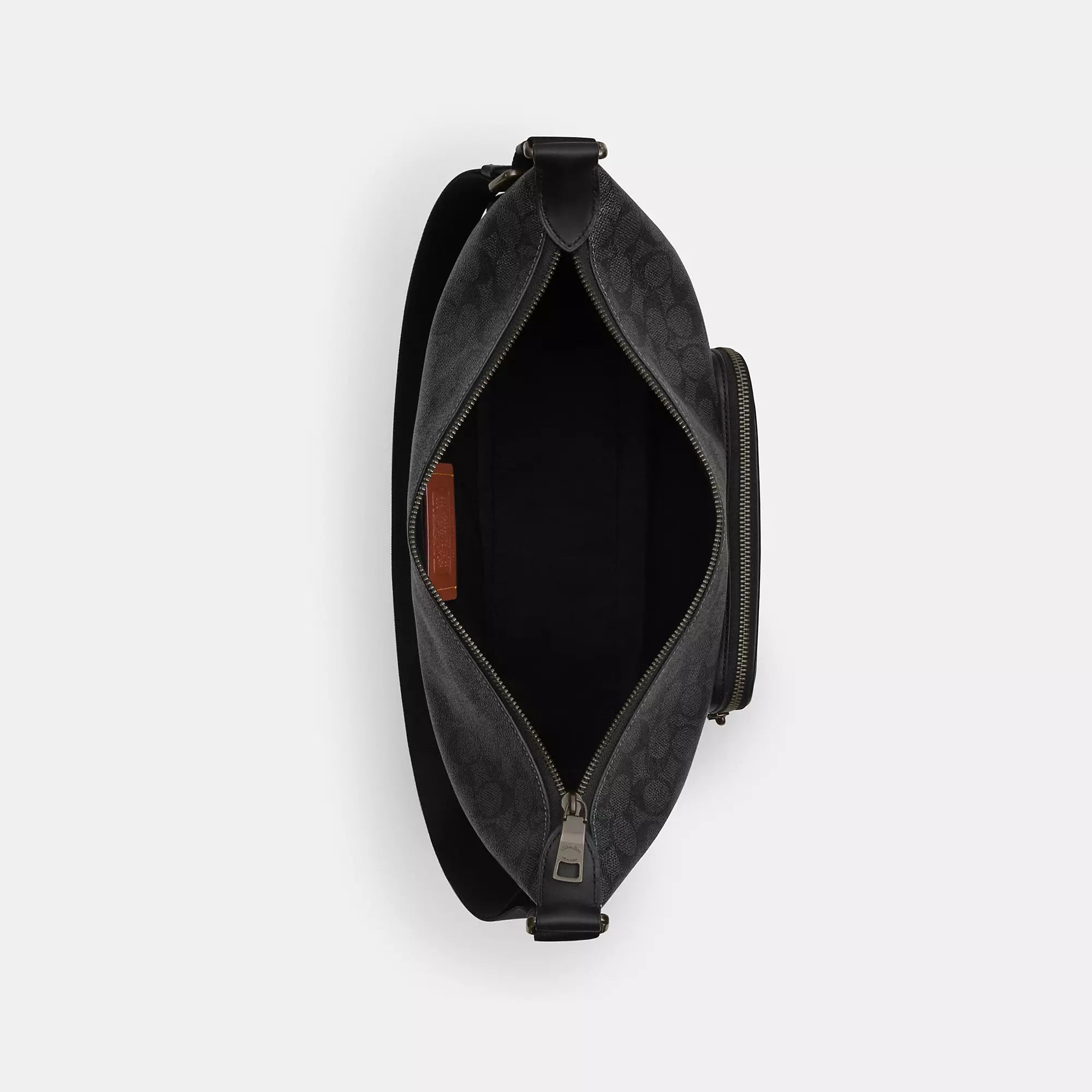 Coach Finn Crossbody Bag With Pockets In Signature Canvas