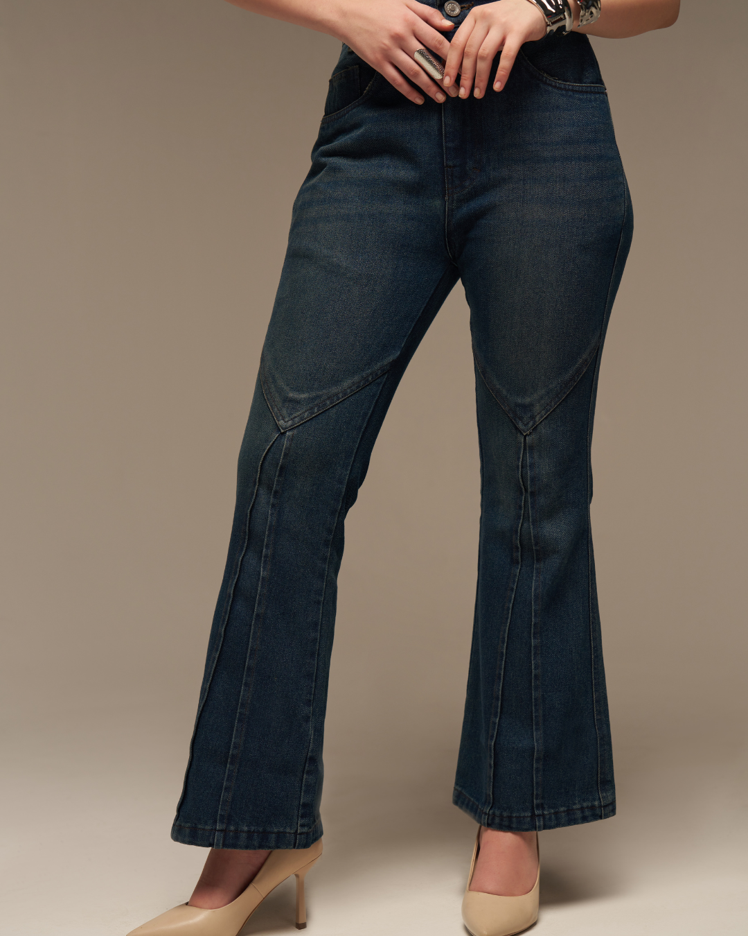 Missing Genes Retro Flare Denim
