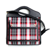 black, red color