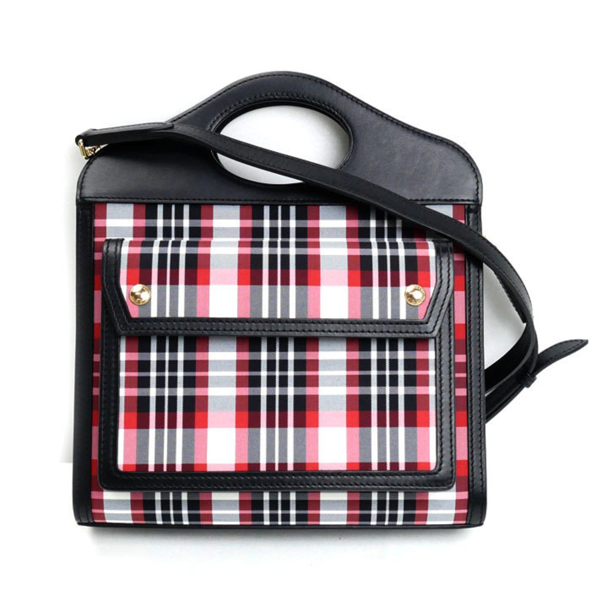 Burberry  Color Nylon Leather Shoulder Bag (Pre-Owned)