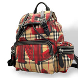 beige, black, red color