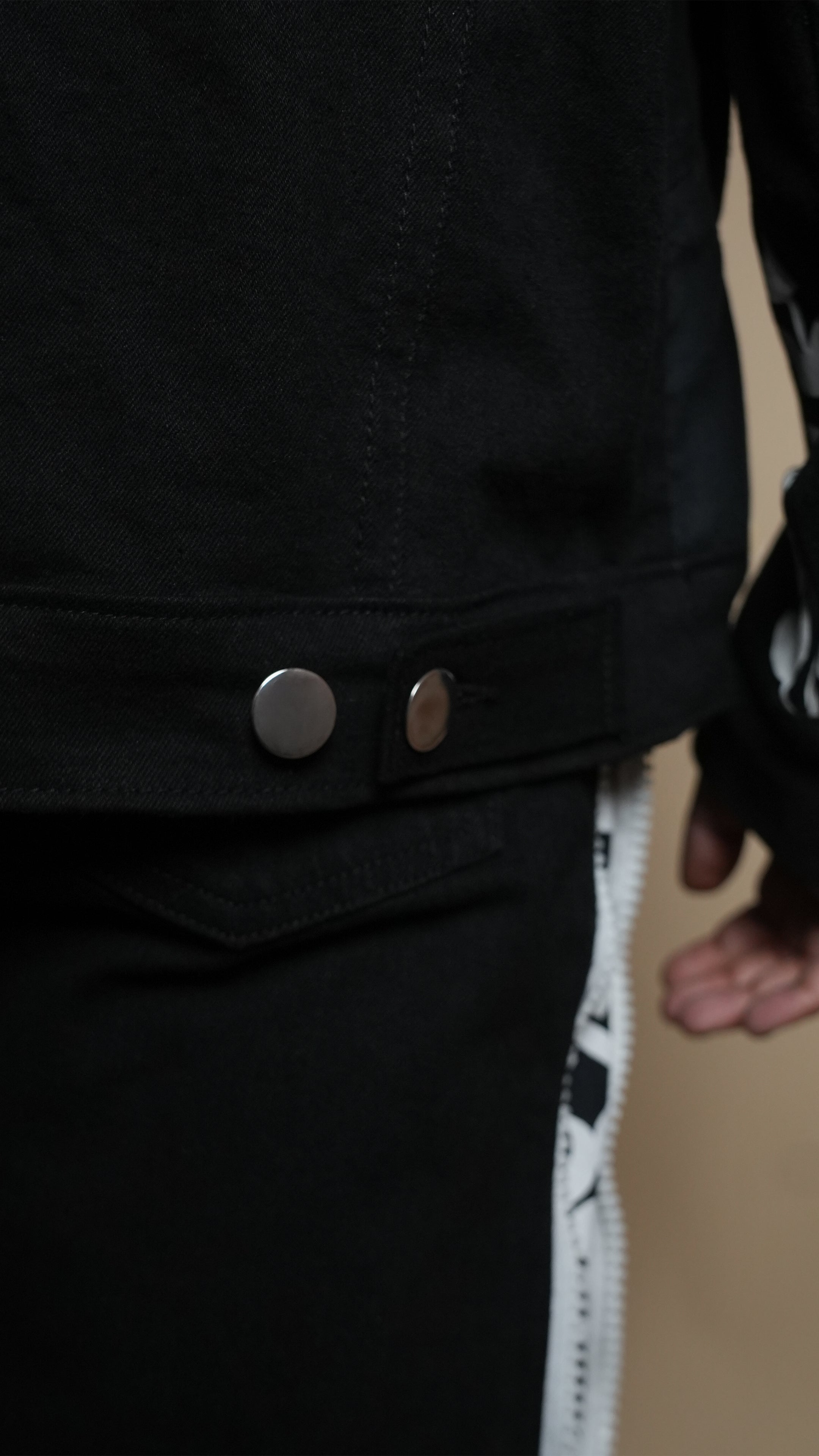 PATCHWORK DENIM BLACK MEN'S JACKET [50/50 LIMITED EDITION]