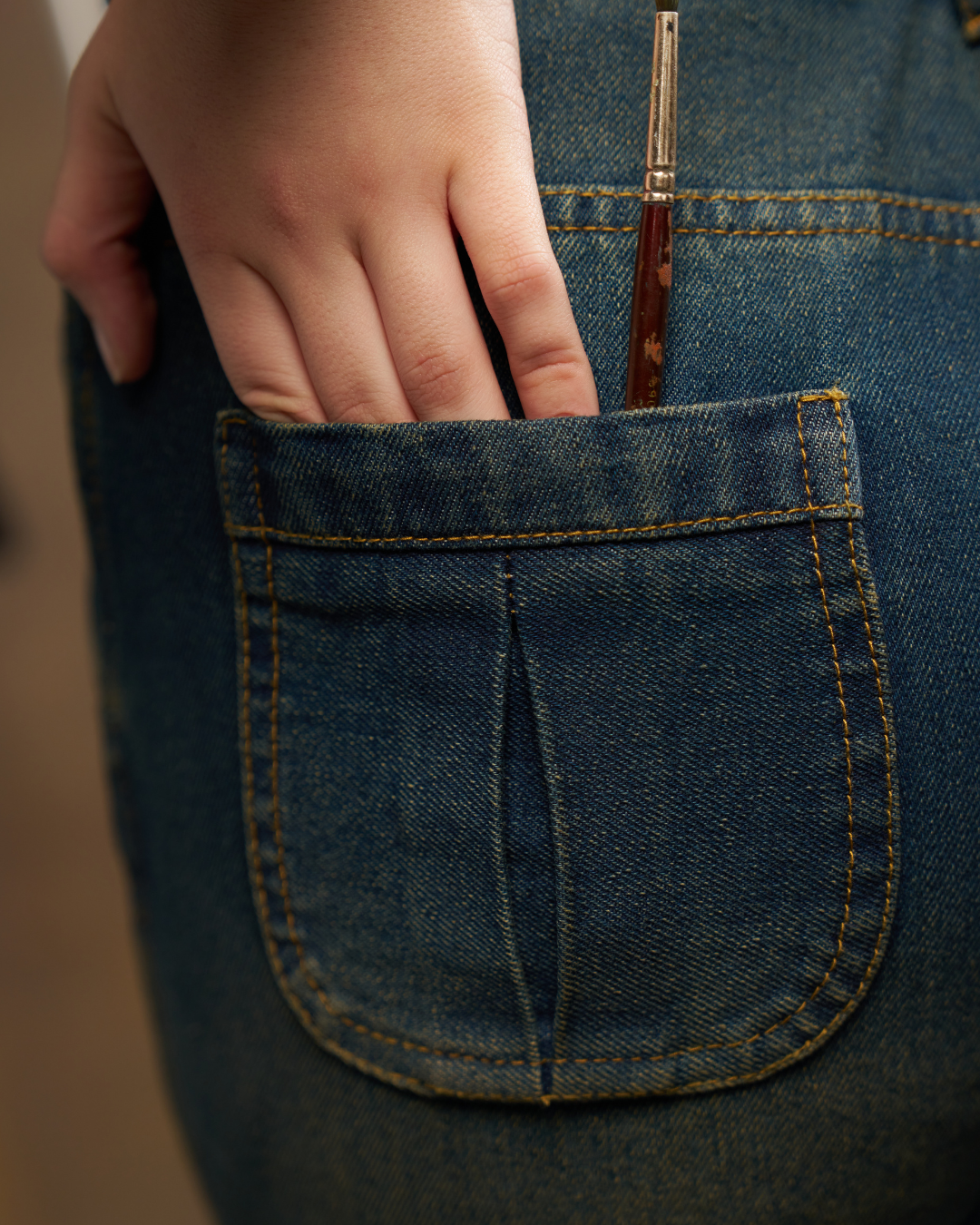 Missing Genes Vintage Indigo Straight Fit