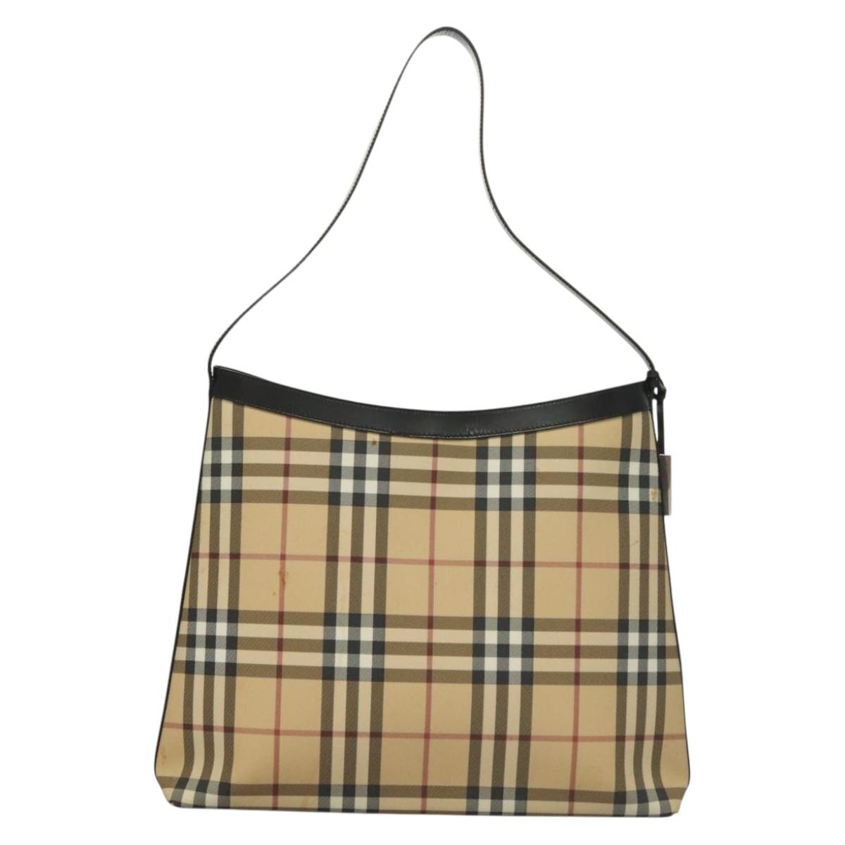 Burberry Nova Check Pvc Shoulder Bag (Pre-Owned)