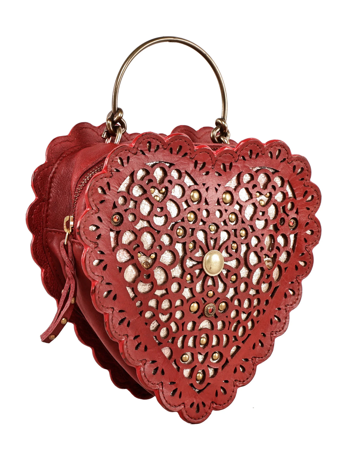 Love Spell Red Heart Bag By Art N Vintage