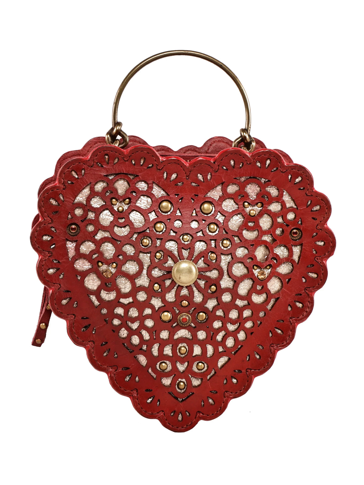Love Spell Red Heart Bag By Art N Vintage