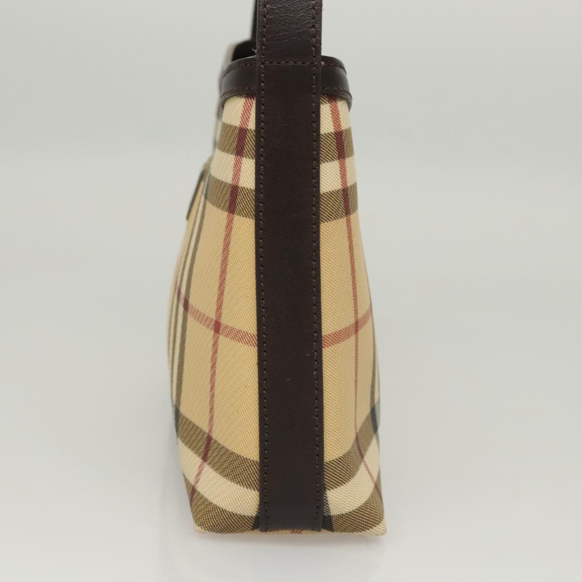 Burberry Nova Check Canvas Shoulder Bag (Pre-Owned)