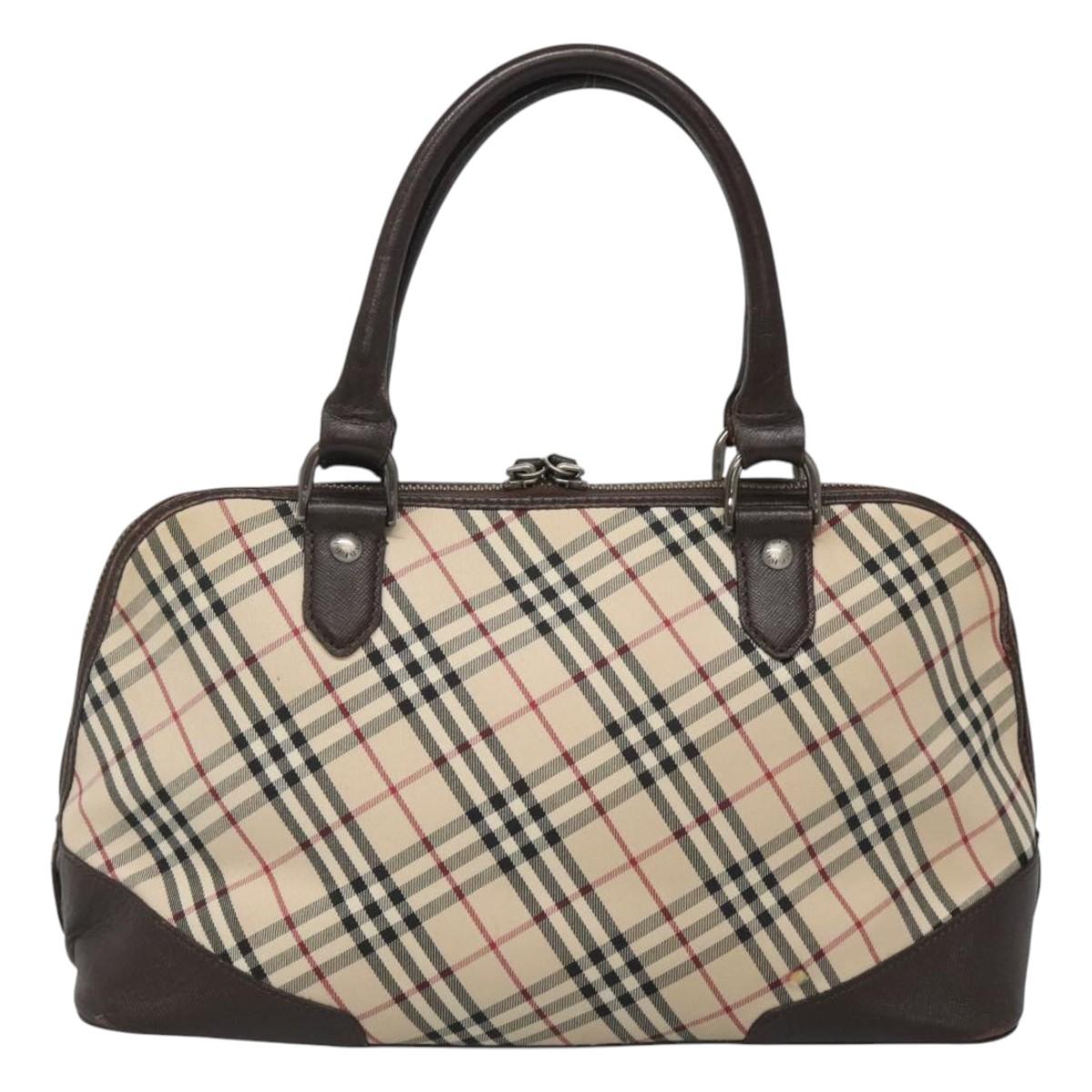 Burberry Nova Check Canvas Handbag (Pre-Owned)