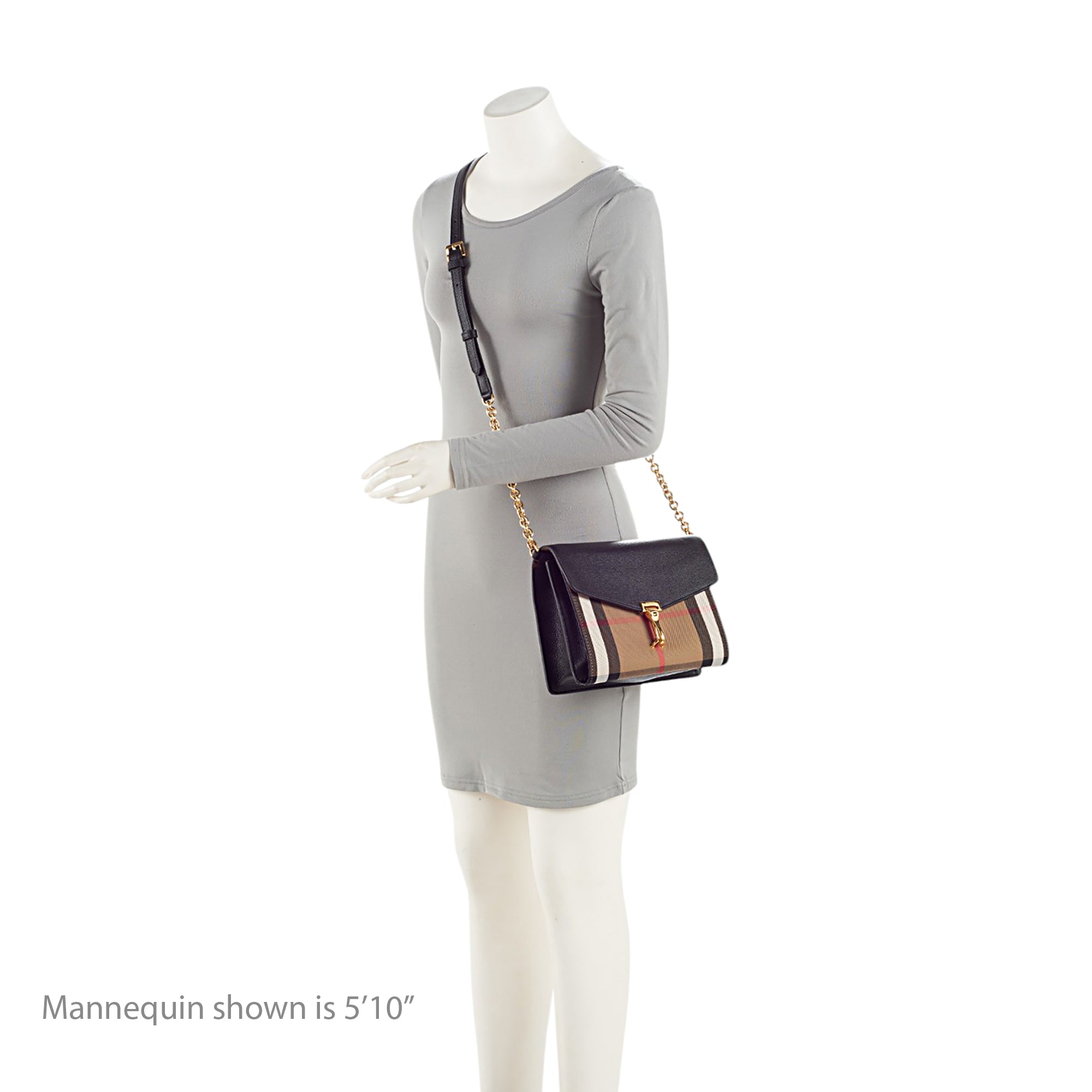 Burberry House Check Macken Chain Small Crossbody