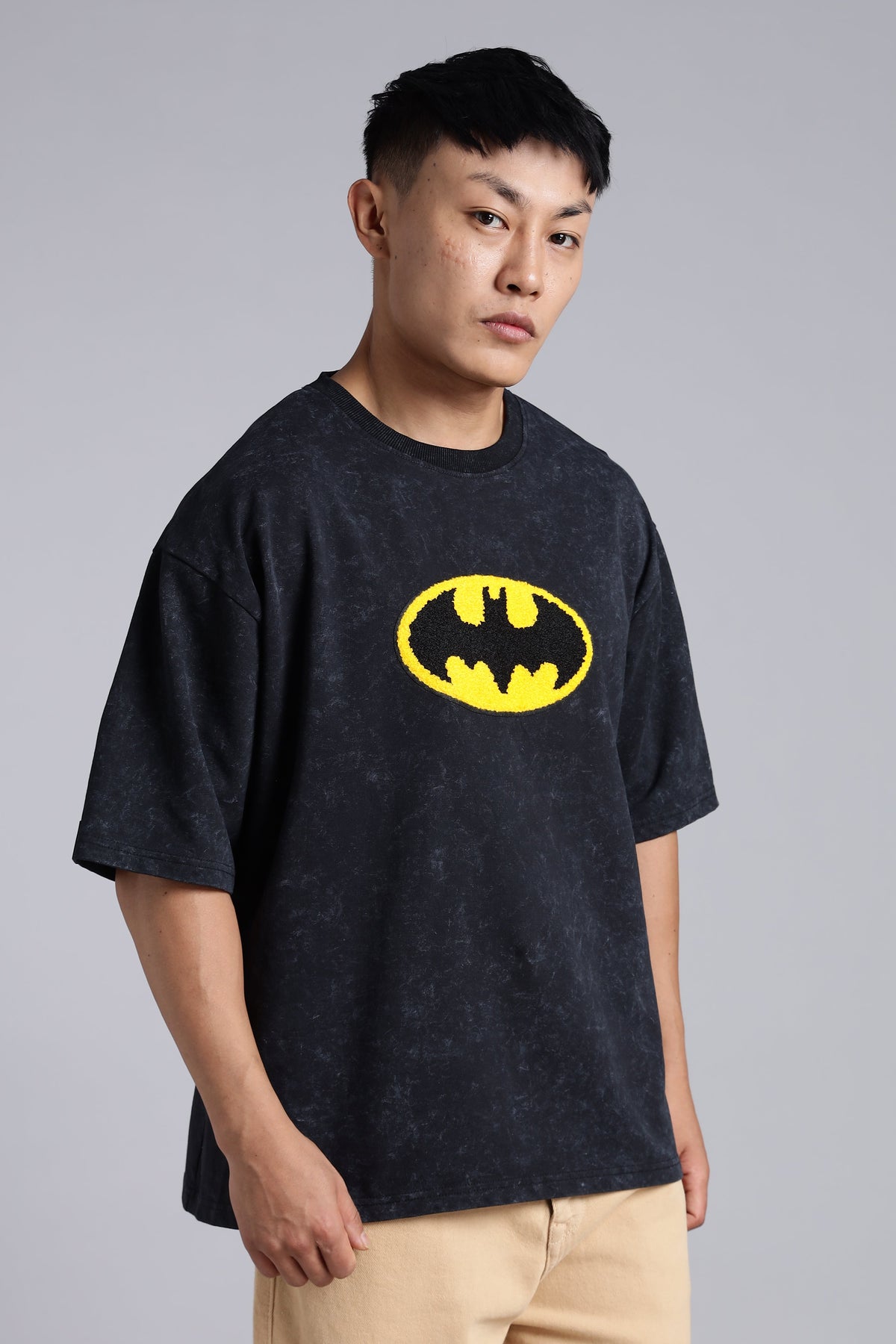 BATMAN - Acid Wash T Shirt