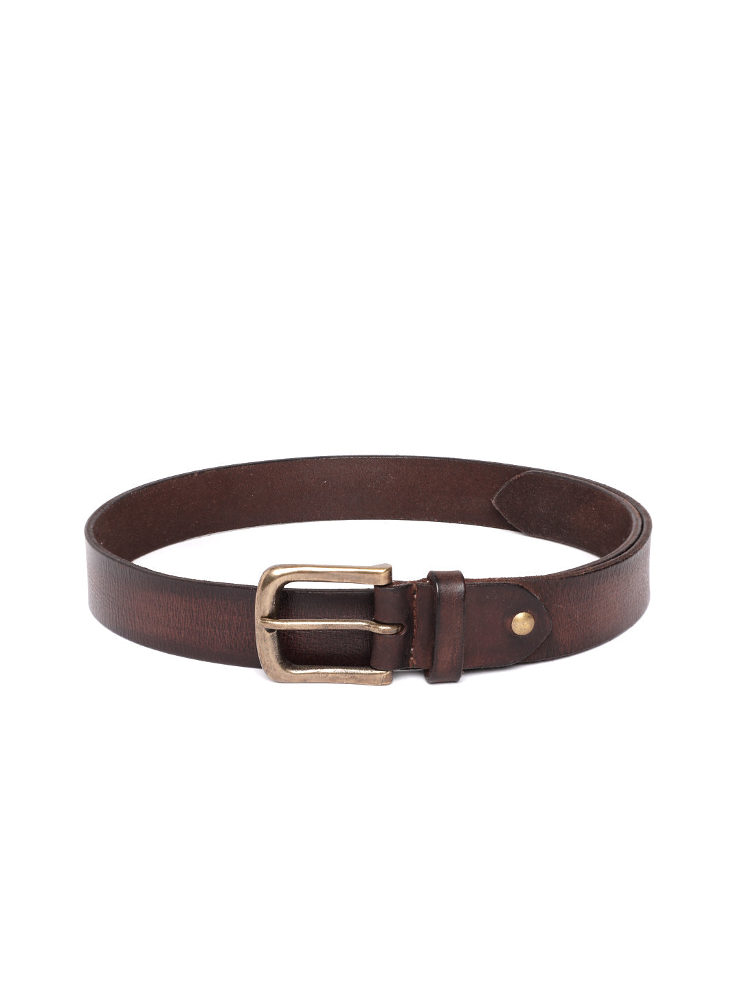 Classic Brown Leather Belt by Art N Vintage
