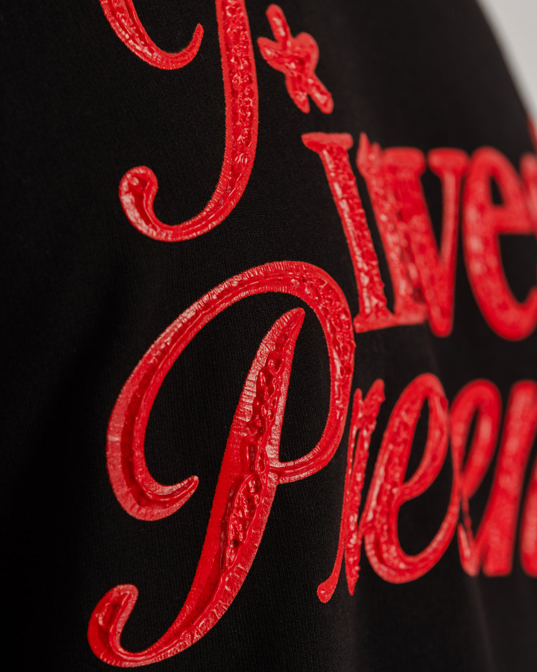 The Presence Tee - Black - Evrhood oversized typographic t-shirt