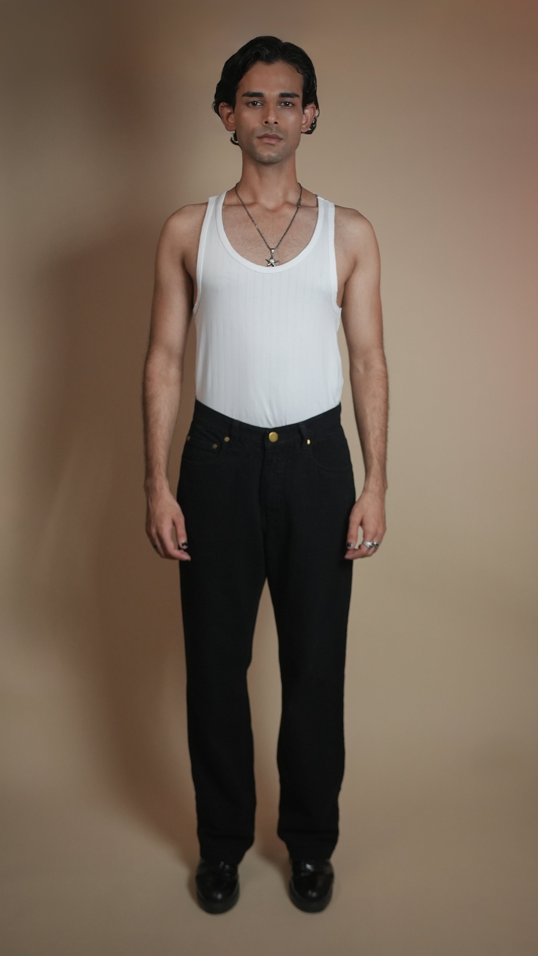 CLASSIC BLACK DENIM MEN'S JEANS