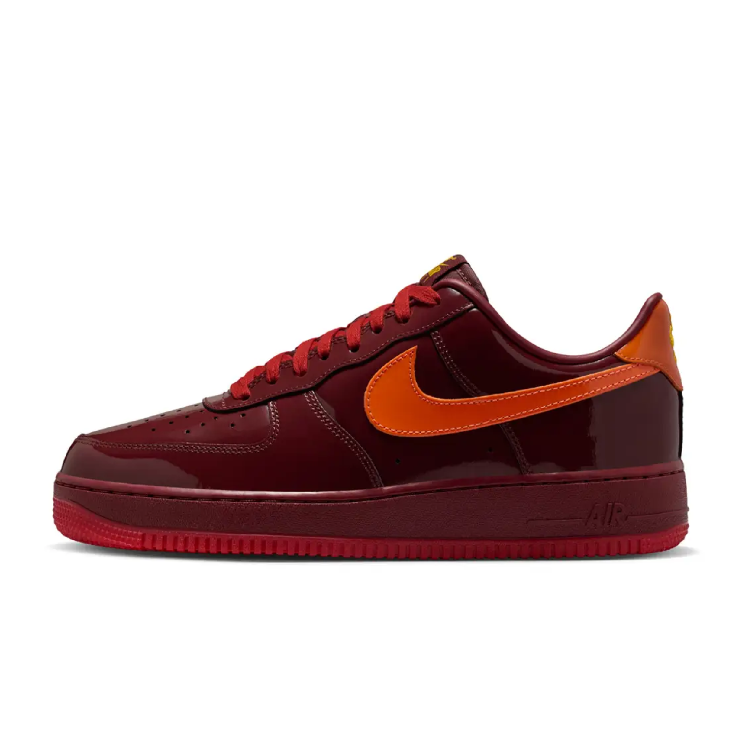 Nike Air Force 1 Low 'Patent Leather Dark Team Red'