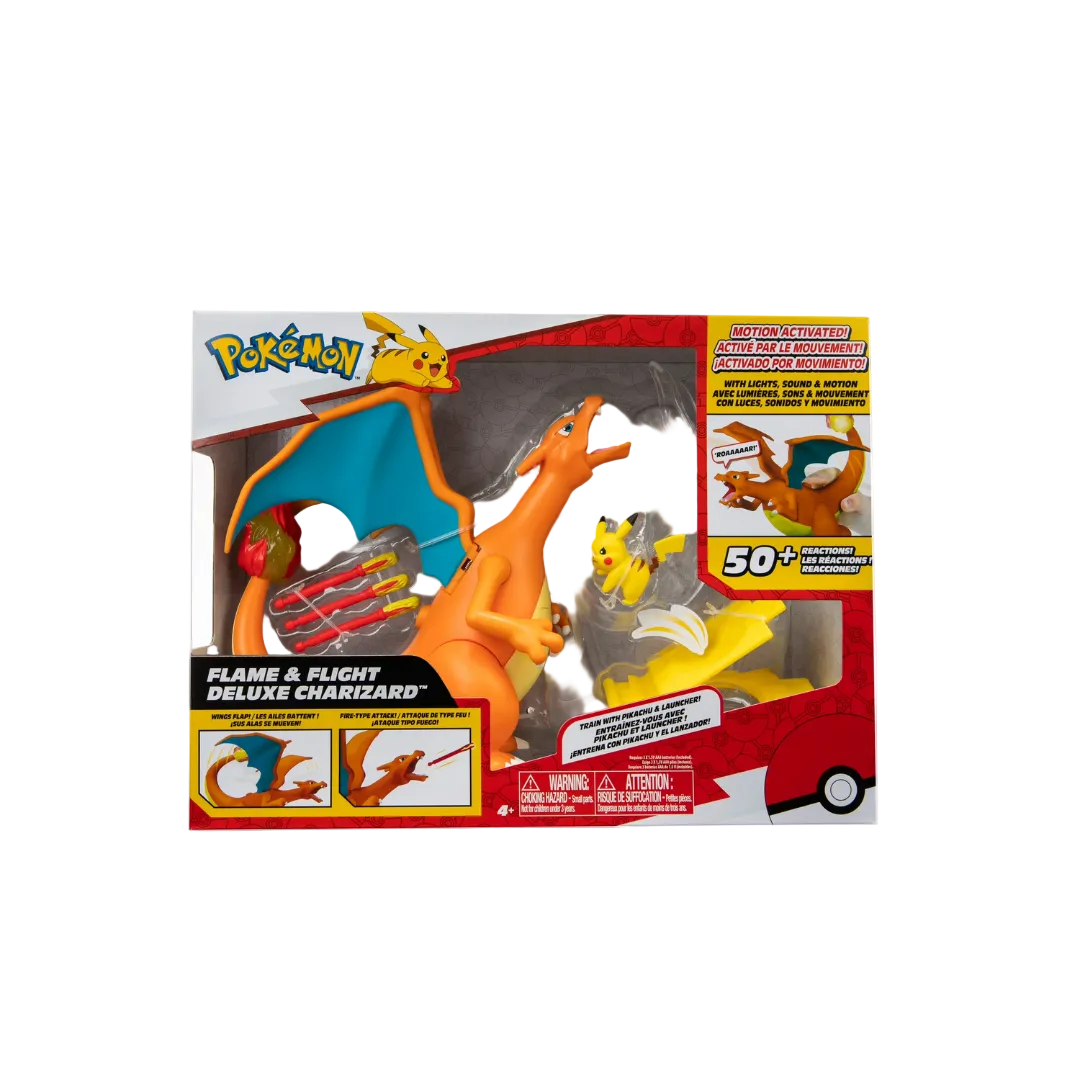 POKEMON DELUXE FEATURE CHARIZARD ACTION FIGURE
