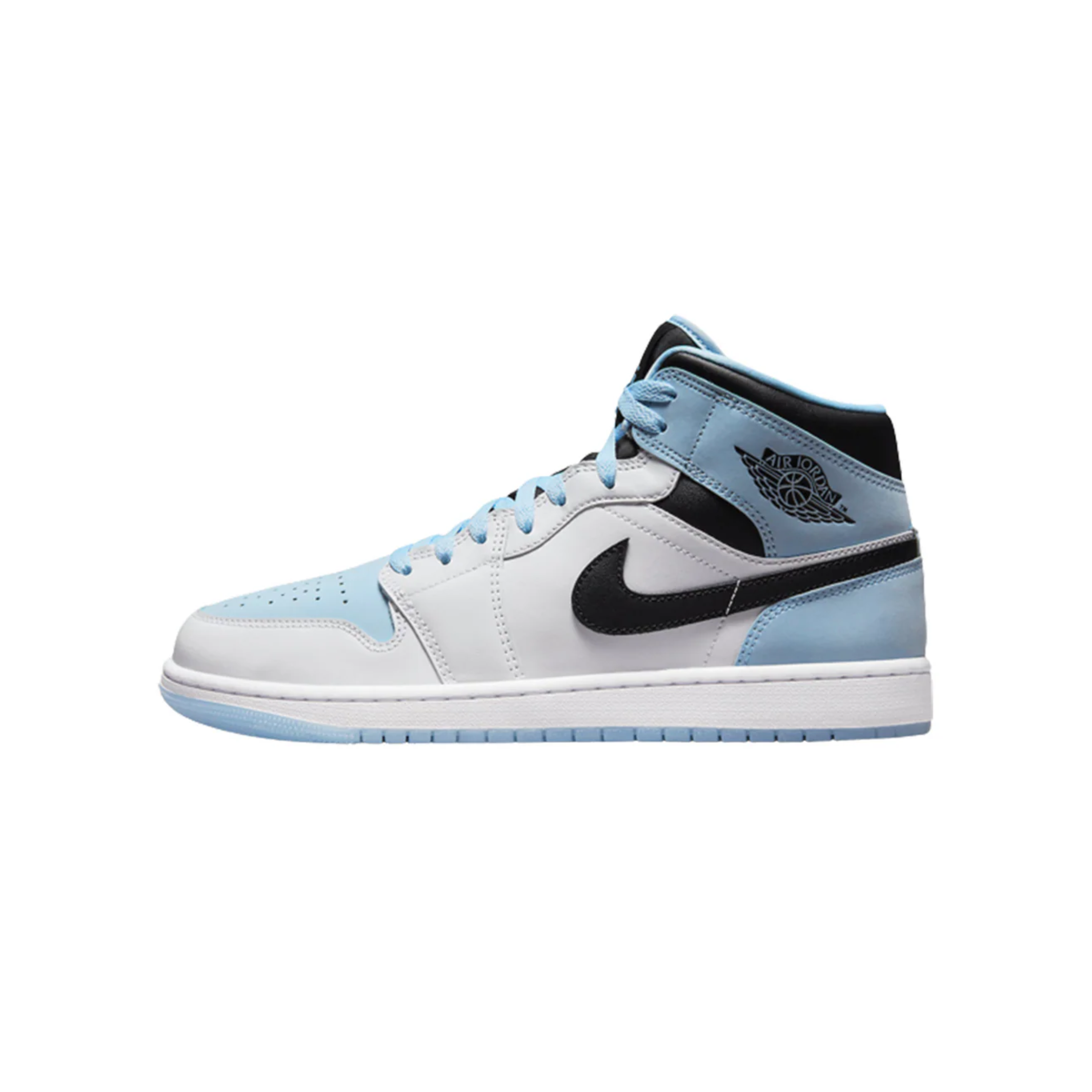 NIKE Air Jordan 1 Mid White Ice Blue