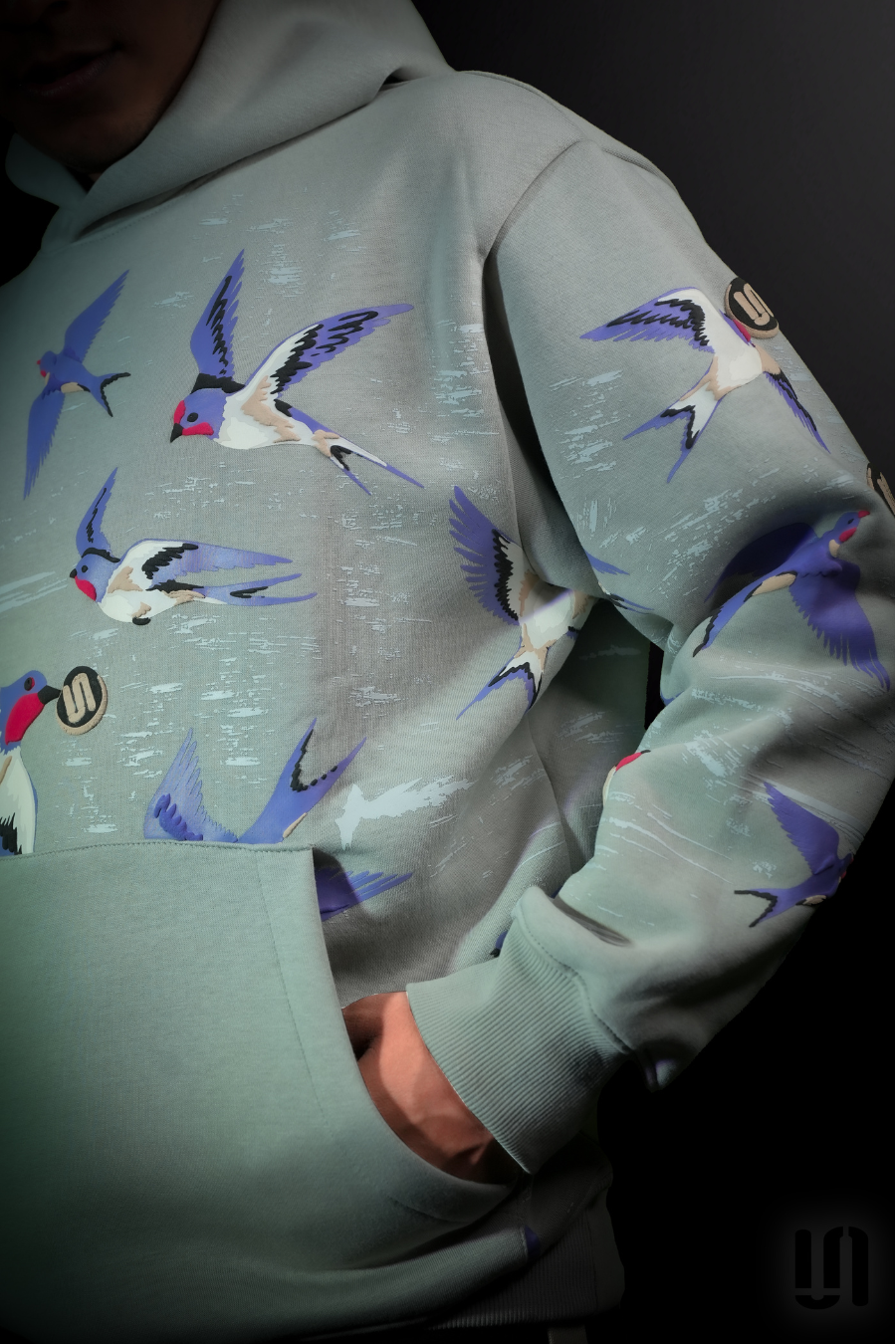Sullitt RISE ABOVE GREYWINGS HOODIE