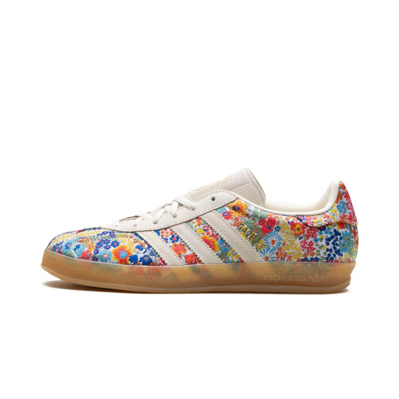 Adidas Gazelle Indoor Liberty London Floral Embroidery Stripes (W)