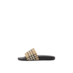 BURBERRY BEIGE SLIDES
