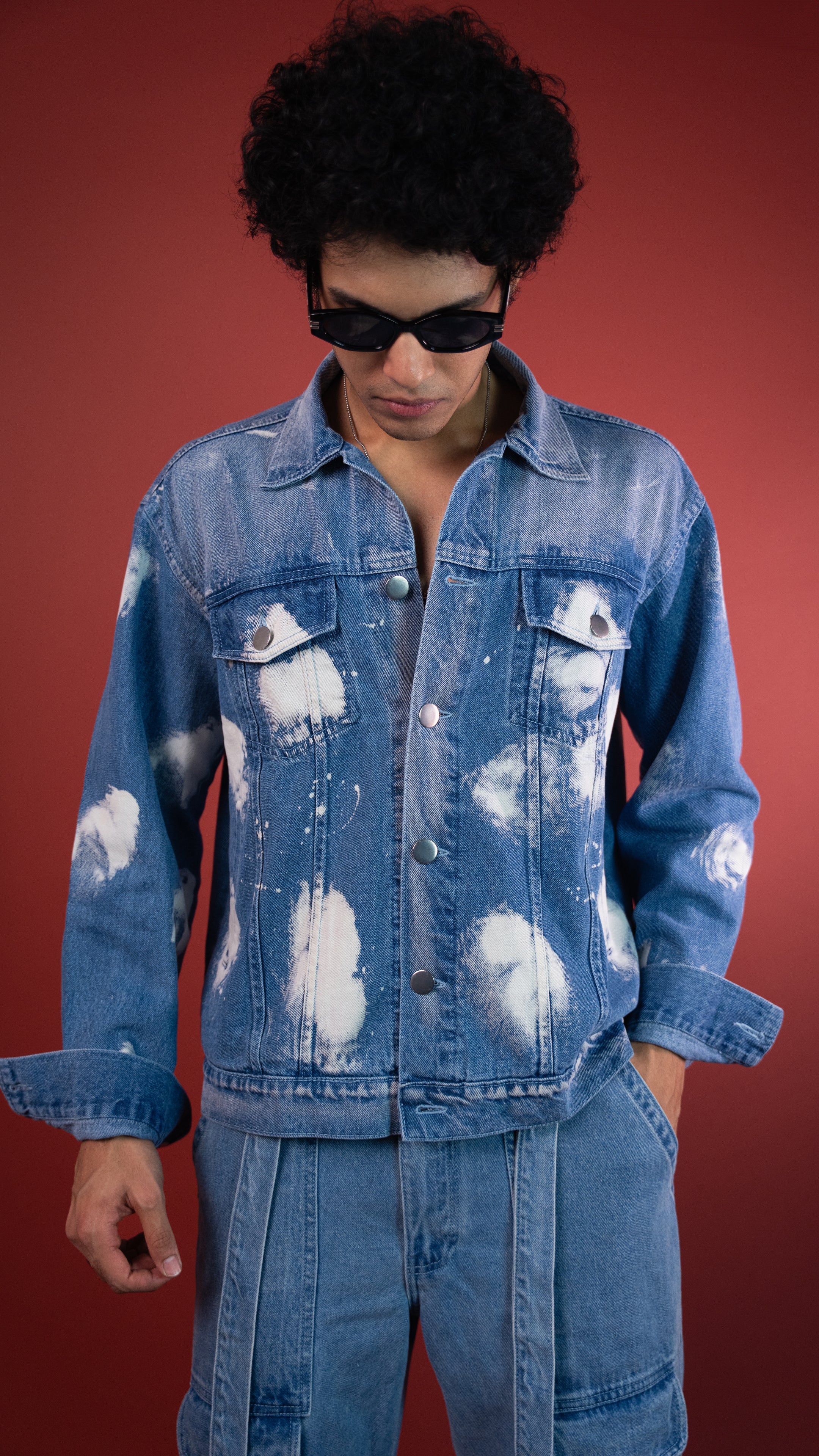 BLUE DENIM MEN'S JACKET