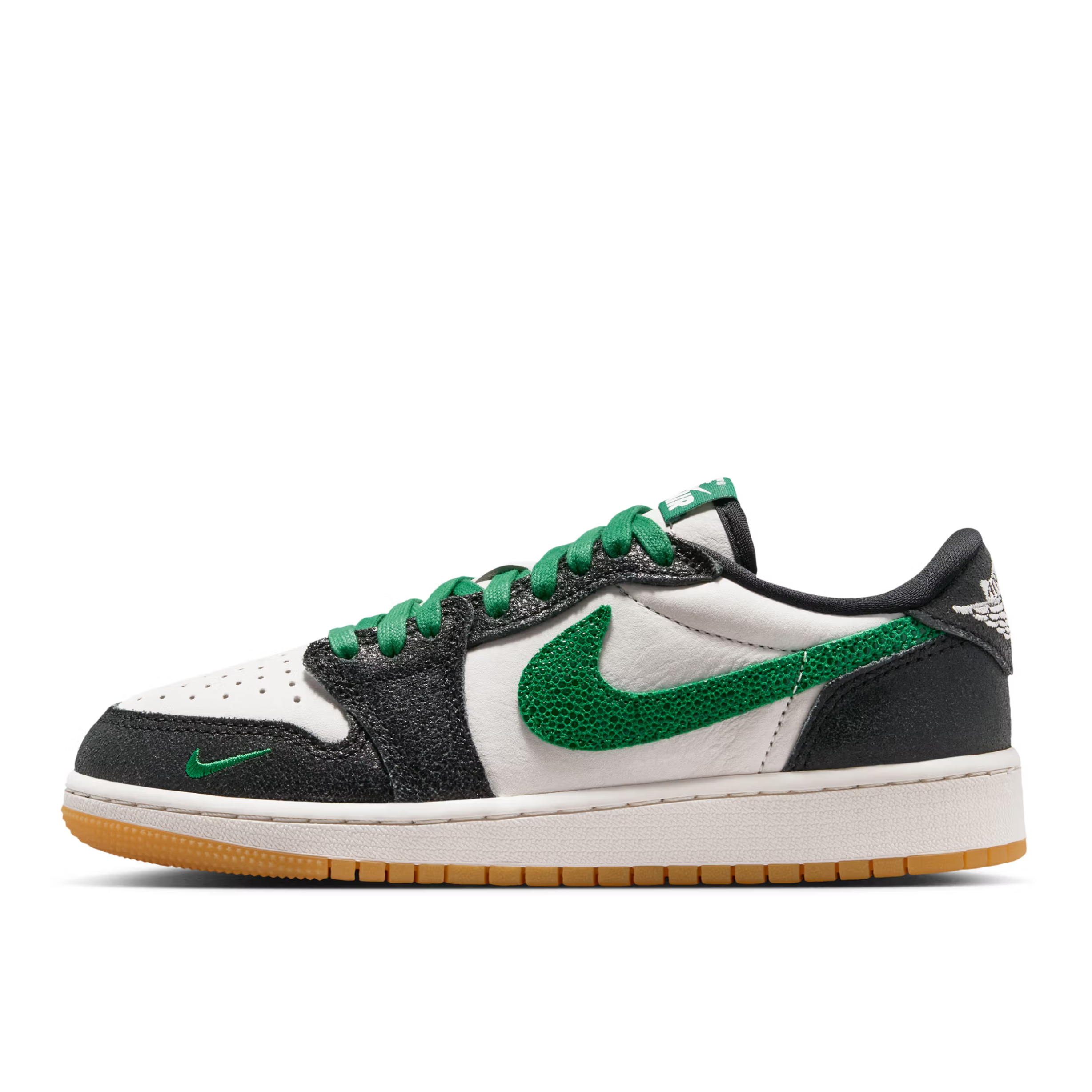 NIKE Air Jordan 1 Low "Phantom/Pine Green/Black"