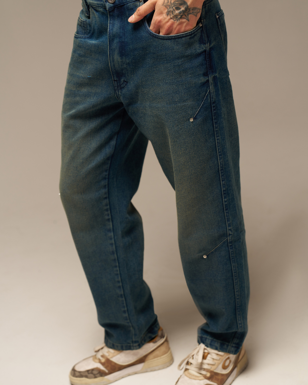 Missing Genes Everyday Indigo Relaxed Fit