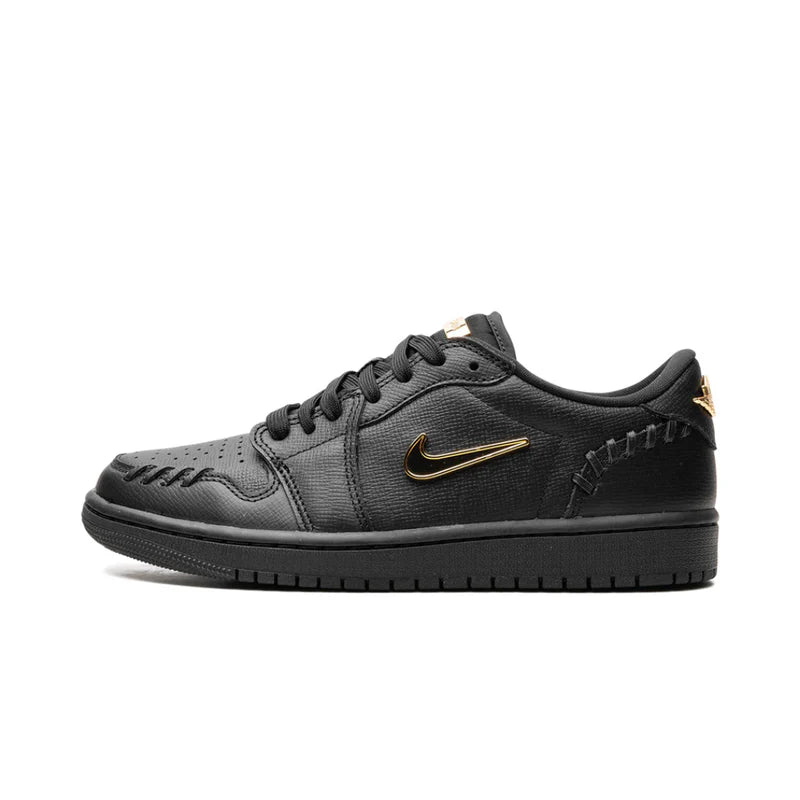 Air Jordan 1 Low Method of Make Black Metallic Gold (W)