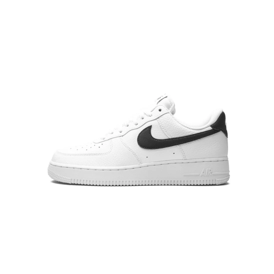 Nike Air Force 1 Low '07 White Black Pebbled Leather