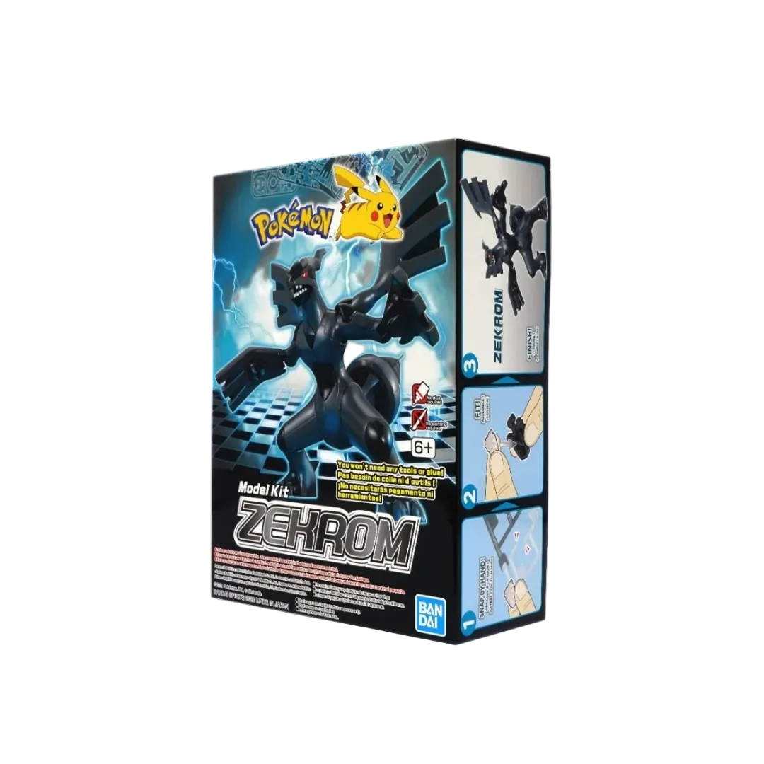 POKEMON BANDAI SPIRITS BLACK AND WHITE ZEKROM MODEL KIT