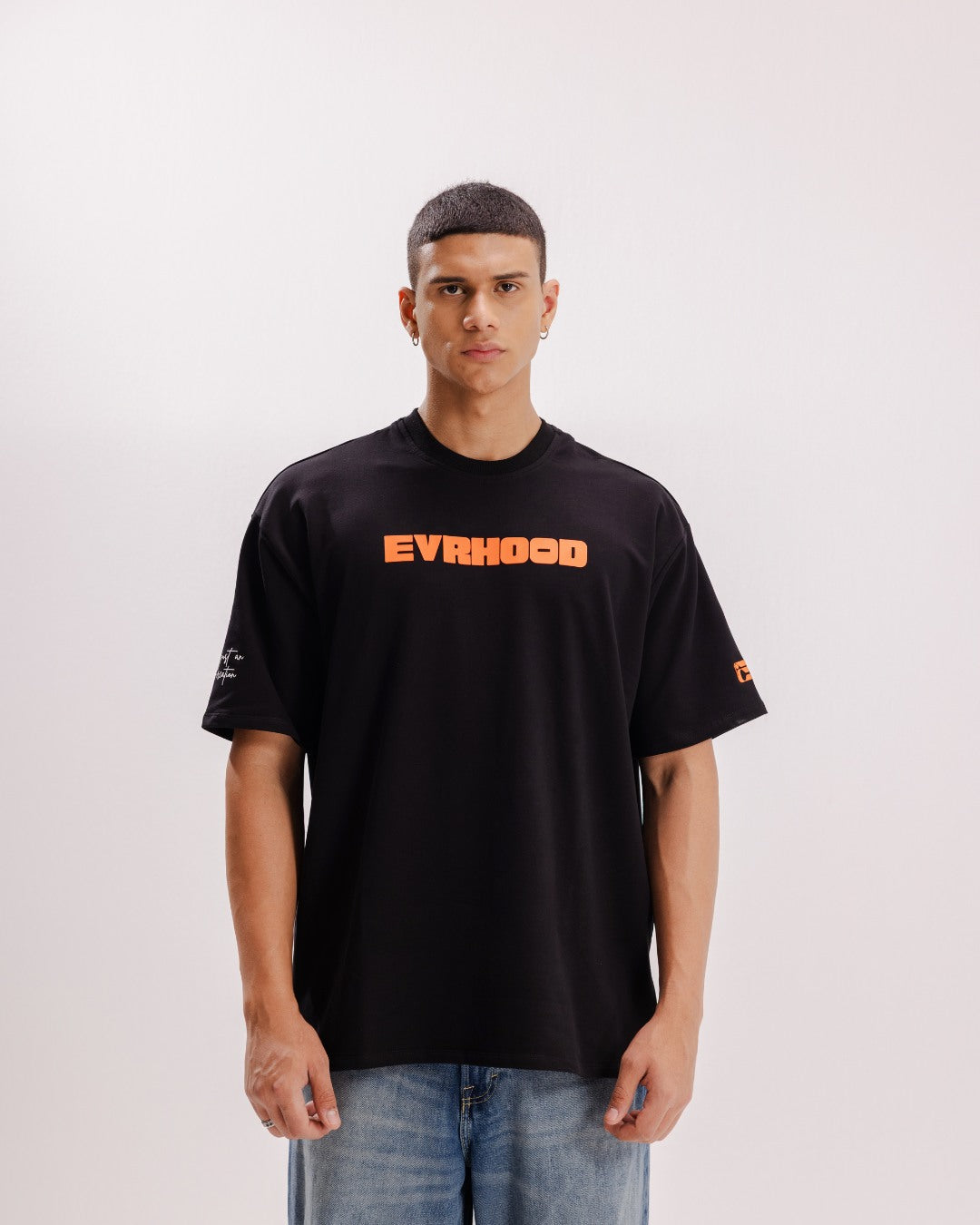 Element - Black- Evrhood oversized basic t-shirt