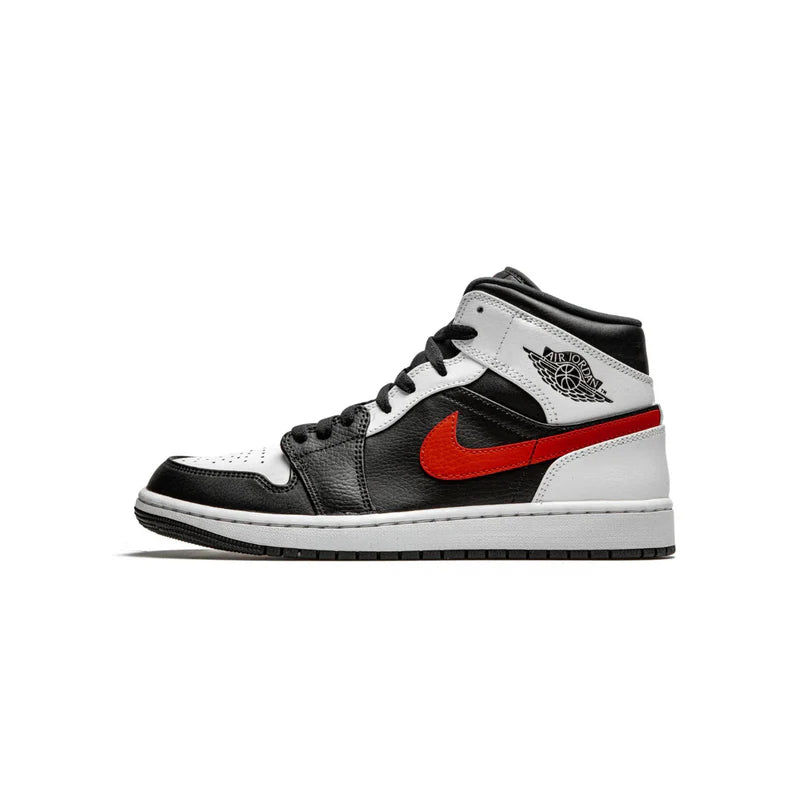 Jordan 1 Mid Black Chile Red White (GS)