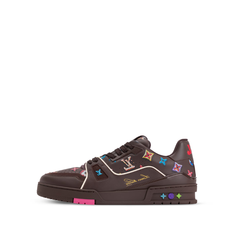 Louis Vuitton Trainer Marron Monogram Donuts