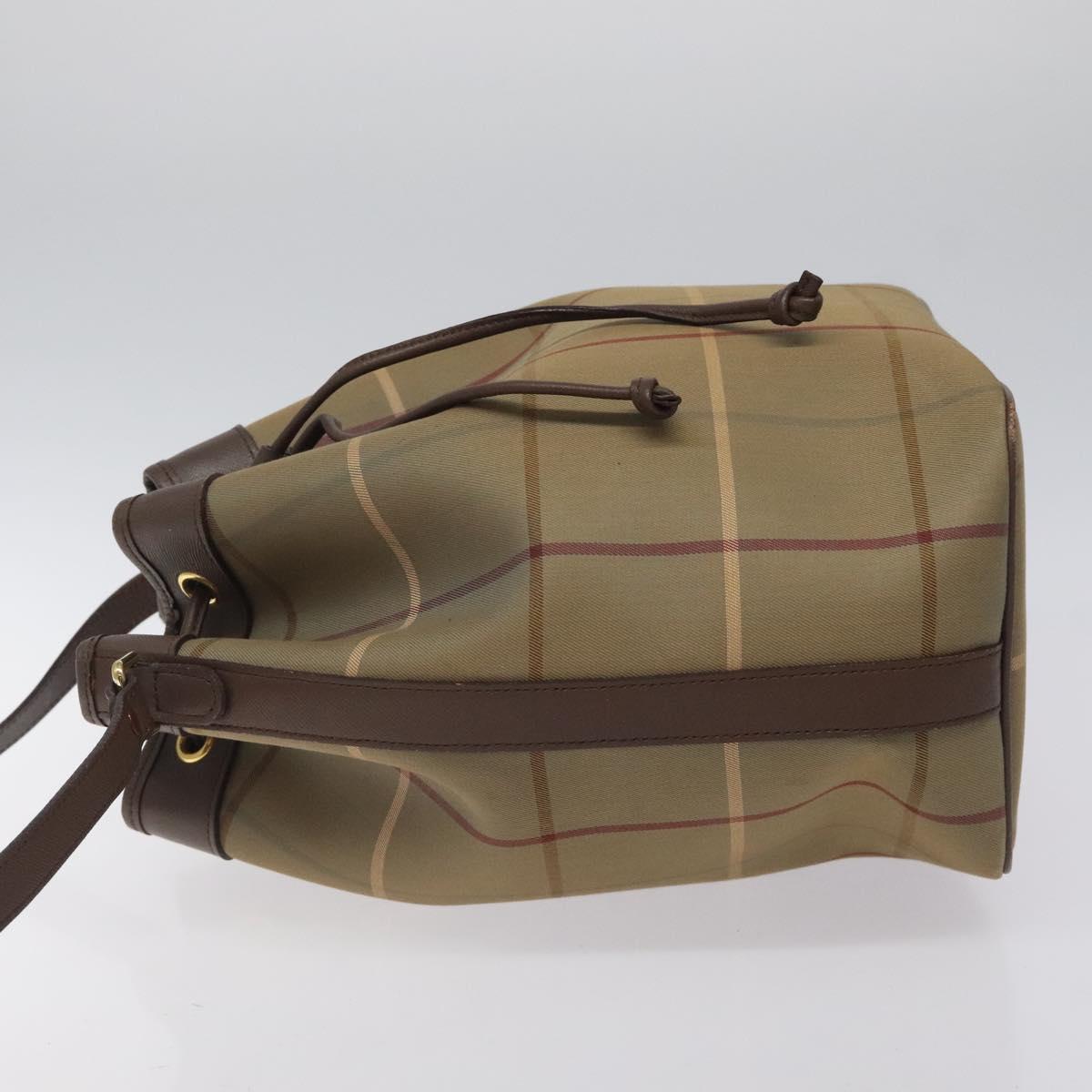 Burberry Nova Check Canvas Shoulder Bag (Pre-Owned)